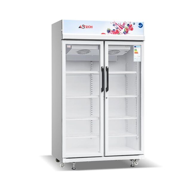REFRIGERATEUR ASTECH FV740DD-GR VITRINE 2 PORTES