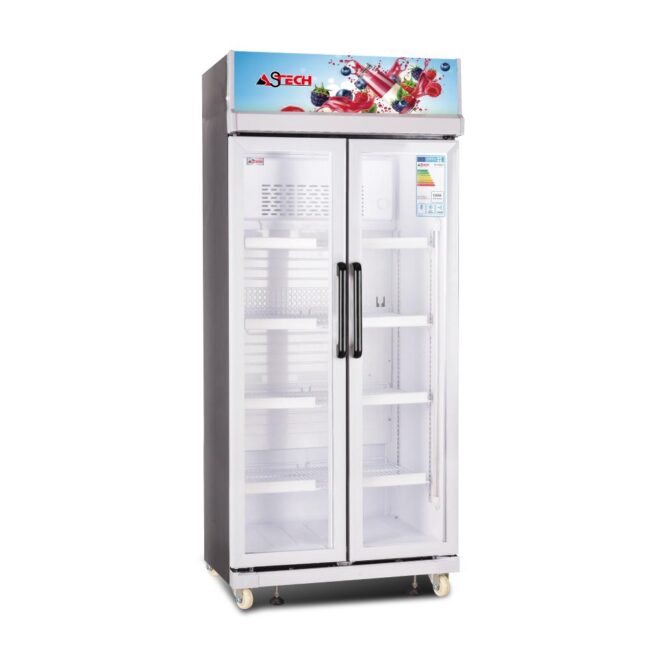 REFRIGERATEUR ASTECH FV590VD VITRINE VERTICAL 2 PORTES